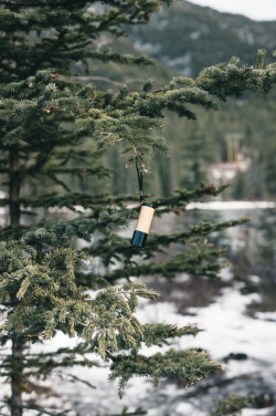 Logotrade promotional merchandise image of: Bamboo and RCS certfied recycled plastic torch