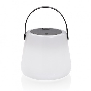 Logo trade promotional gifts image of: SolarGlow RCS recycled ABS USB-rechargeable outdoor light