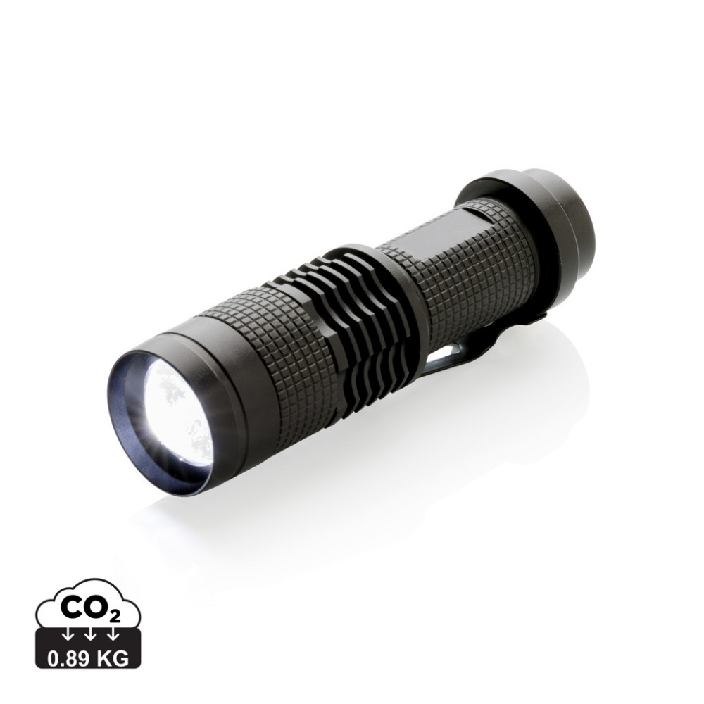 Logo trade promotional giveaways picture of: 3W pocket CREE torch