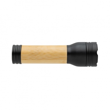 Logo trade corporate gifts picture of: Lucid 1W RCS certified recycled plastic & bamboo torch