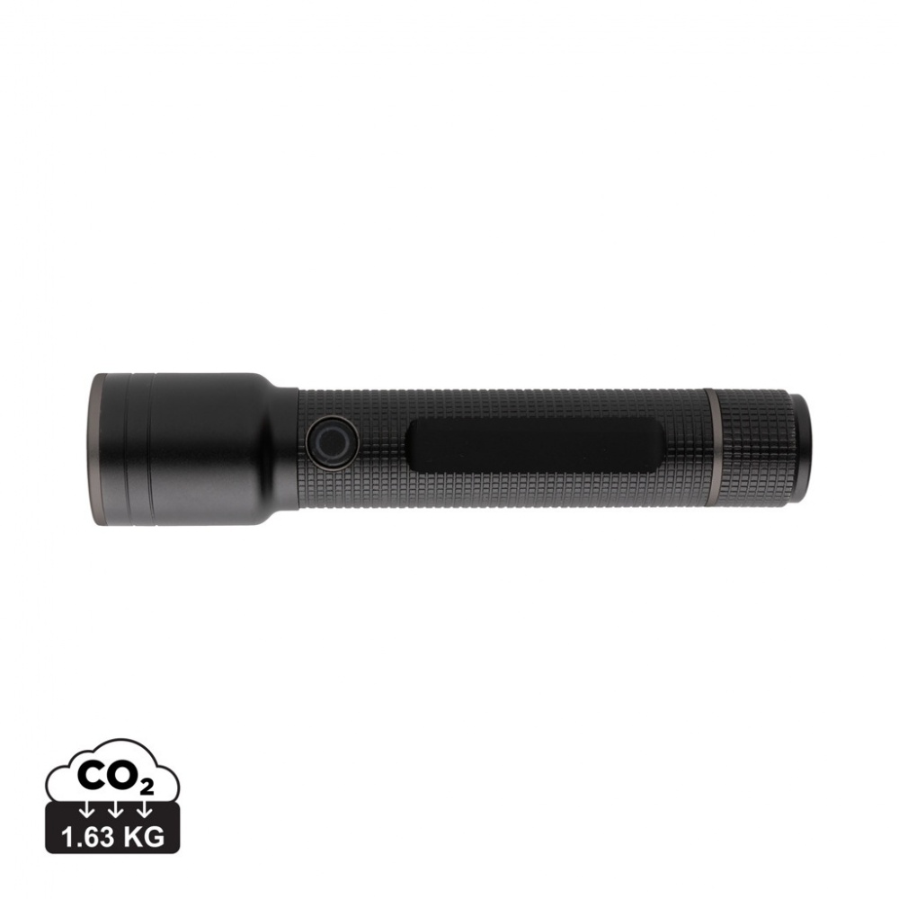 Logo trade promotional product photo of: Gear X RCS recycled aluminum USB-rechargeable torch large