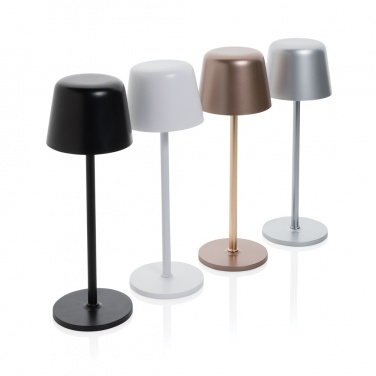 Logotrade promotional products photo of: Zenic RCS recycled plastic USB re-chargable table lamp