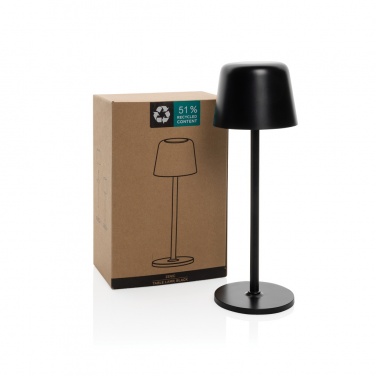 Logotrade promotional item picture of: Zenic RCS recycled plastic USB re-chargable table lamp