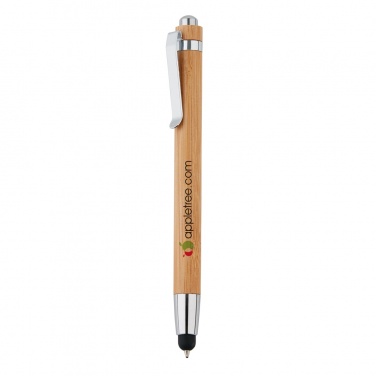 Logotrade promotional product image of: Bamboo stylus pen