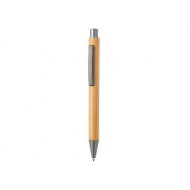 Logo trade promotional giveaways picture of: Slim design bamboo pen