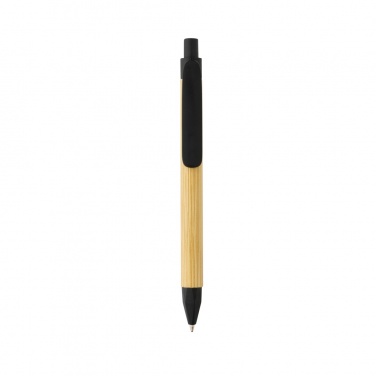 Logo trade promotional items image of: Write responsible recycled paper barrel pen