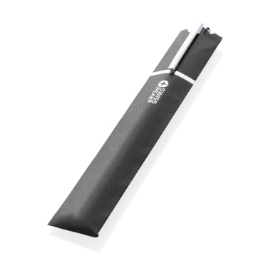 Logo trade promotional giveaways image of: Swiss Peak Cedar RCS certified recycled aluminium pen