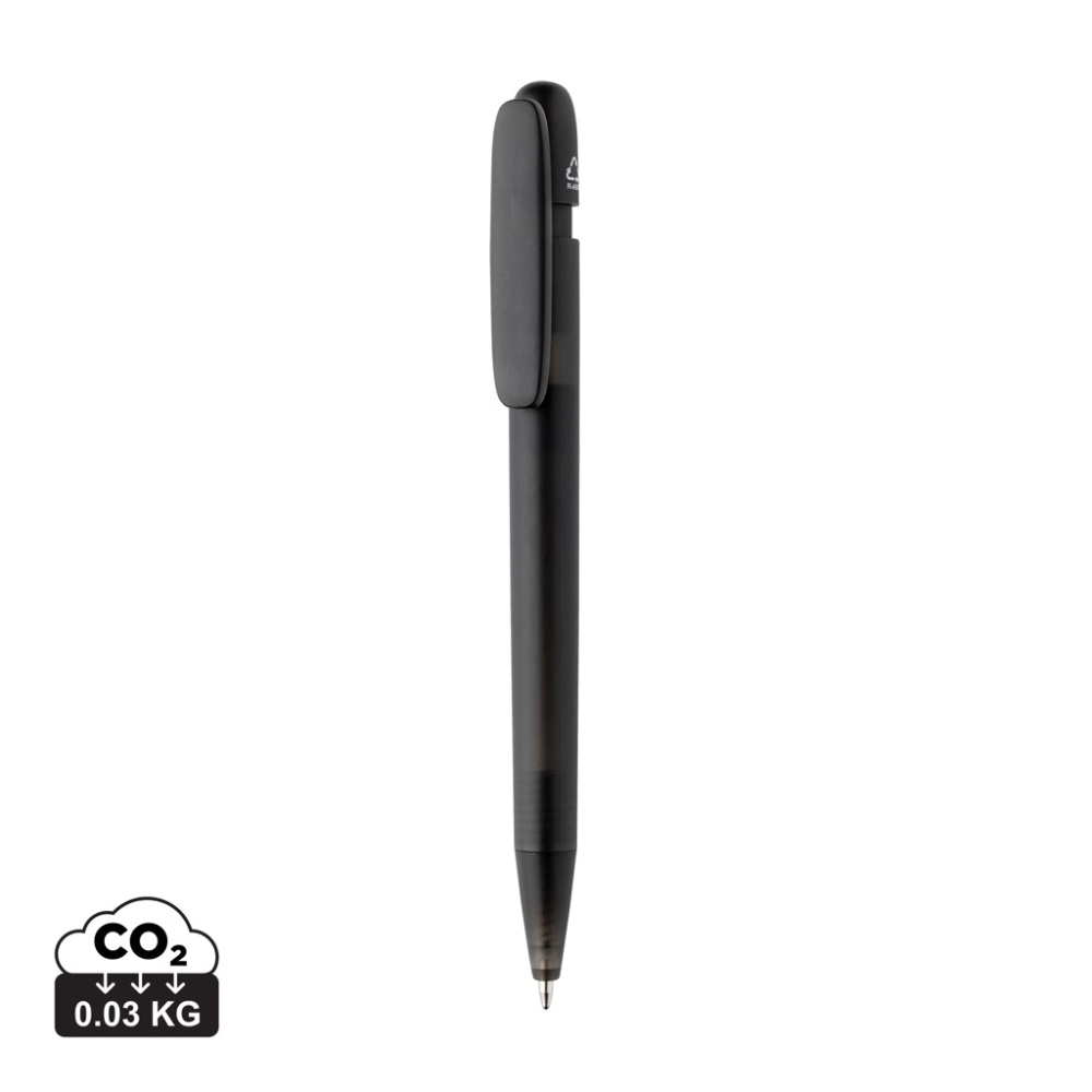 Logo trade promotional gifts picture of: Devin GRS certified RABS pen transparent