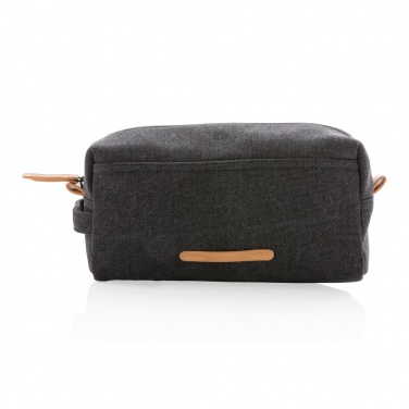 Logotrade business gift image of: Canvas toiletry bag PVC free