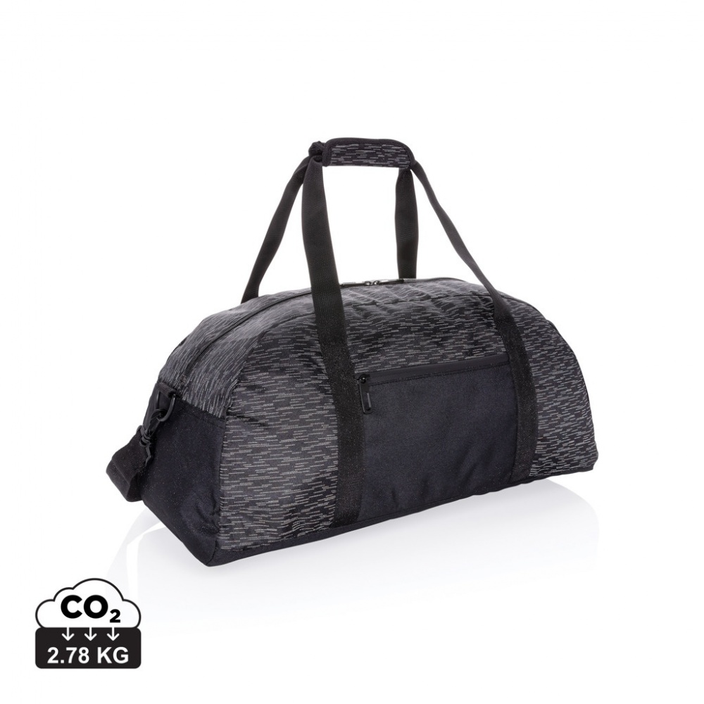 Logotrade advertising product image of: AWARE™ RPET Reflective weekend bag