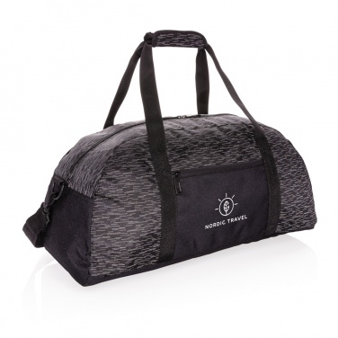Logo trade promotional product photo of: AWARE™ RPET Reflective weekend bag