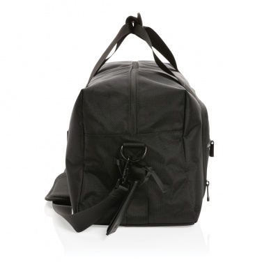 Logo trade promotional merchandise picture of: Swiss Peak AWARE™ RPET Voyager weekend bag
