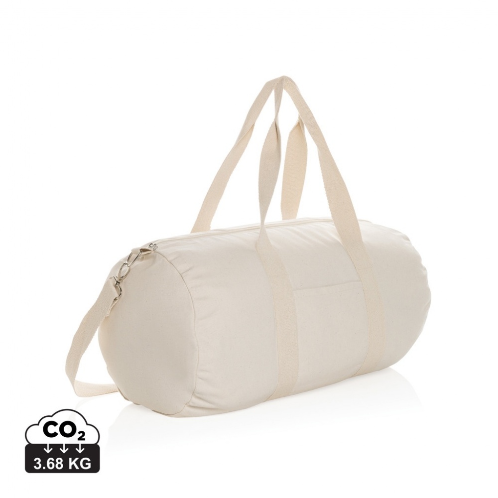 Logo trade promotional gifts picture of: Impact Aware™ 285gsm rcanvas duffel bag undyed