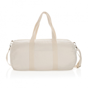 Logo trade promotional gifts picture of: Impact Aware™ 285gsm rcanvas duffel bag undyed