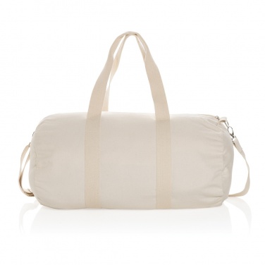 Logo trade promotional items image of: Impact Aware™ 285gsm rcanvas duffel bag undyed