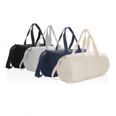 Logo trade promotional products image of: Impact Aware™ 285gsm rcanvas duffel bag undyed