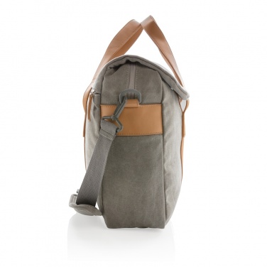 Logotrade promotional products photo of: Canvas laptop bag PVC free