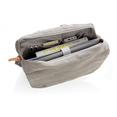 Logotrade promotional merchandise picture of: Canvas laptop bag PVC free