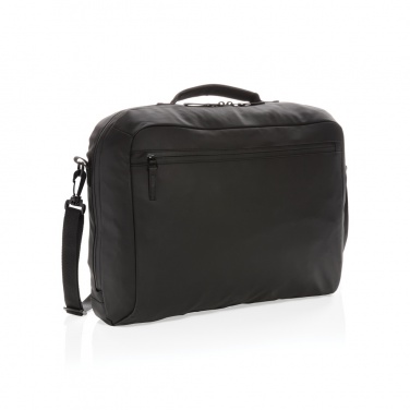 Logotrade promotional gift image of: Fashion black 15.6" laptop bag PVC free