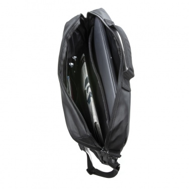 Logo trade corporate gifts picture of: Fashion black 15.6" laptop bag PVC free