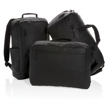 Logotrade advertising products photo of: Fashion black 15.6" laptop bag PVC free