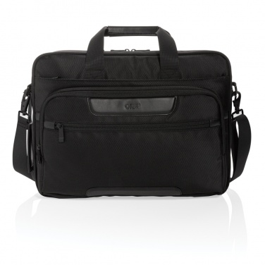 Logotrade promotional giveaways photo of: Swiss Peak RPET Voyager RFID 15.6" laptop bag