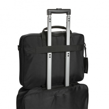 Logo trade promotional gift photo of: Swiss Peak AWARE™ RPET Voyager 15.6" laptop bag