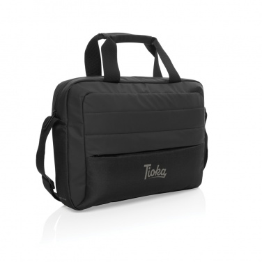 Logo trade advertising products image of: Armond AWARE™ RPET 15.6 inch laptop bag