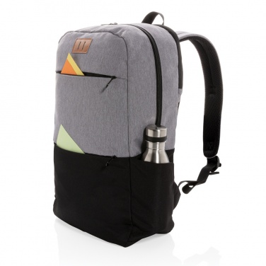 Logo trade corporate gift photo of: Modern 15.6" USB & RFID laptop backpack PVC free