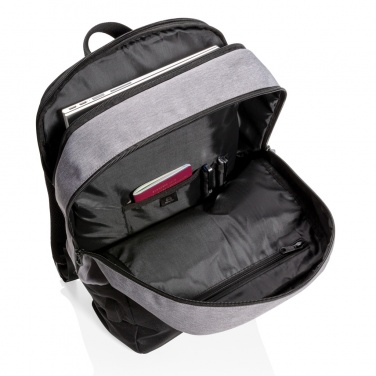 Logotrade promotional giveaway picture of: Modern 15.6" USB & RFID laptop backpack PVC free