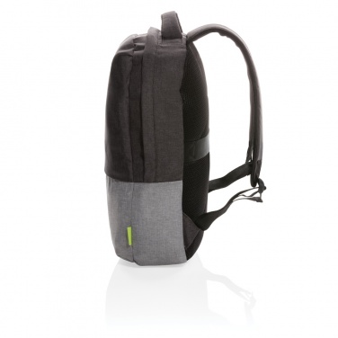 Logotrade promotional products photo of: Duo colour RPET 15.6" RFID laptop backpack PVC free
