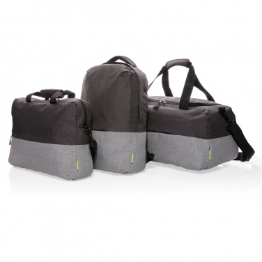 Logotrade promotional merchandise photo of: Duo colour RPET 15.6" RFID laptop backpack PVC free