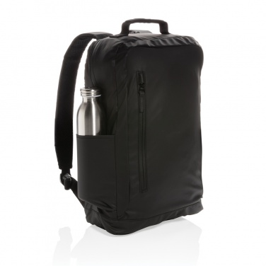 Logotrade advertising product image of: Fashion black 15.6" laptop backpack PVC free