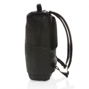Logotrade promotional merchandise picture of: Fashion black 15.6" laptop backpack PVC free