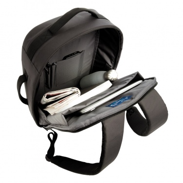 Logotrade corporate gift image of: Impact AWARE™ RPET anti-theft 15.6" laptop backpack