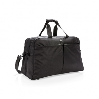 Logo trade corporate gifts picture of: Swiss Peak RFID duffle with suitcase opening