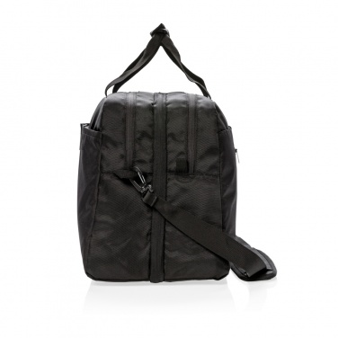 Logotrade promotional gift picture of: Swiss Peak RFID duffle with suitcase opening