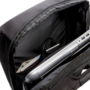 Logotrade business gift image of: Swiss Peak 15" anti-theft RFID & USB backpack PVC free