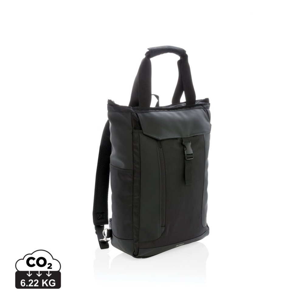 Logo trade promotional items picture of: Swiss Peak RFID 15" laptop totepack PVC free
