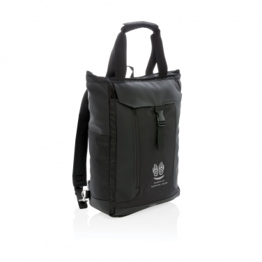 Logo trade promotional items image of: Swiss Peak RFID 15" laptop totepack PVC free