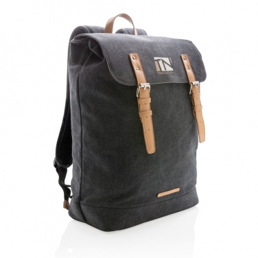 Logotrade promotional gifts photo of: Canvas laptop backpack PVC free