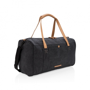 Logotrade business gift image of: Canvas travel/weekend bag PVC free