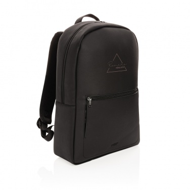 Logotrade advertising product image of: Swiss Peak deluxe PU laptop backpack PVC free