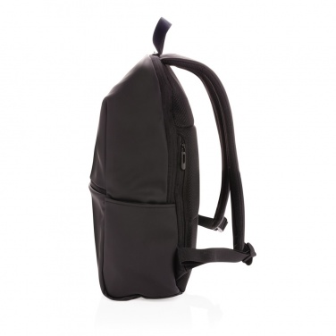 Logo trade advertising product photo of: Smooth PU 15.6"laptop backpack