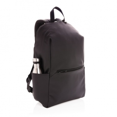 Logotrade promotional merchandise image of: Smooth PU 15.6"laptop backpack