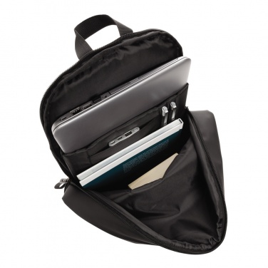 Logo trade promotional giveaways picture of: Smooth PU 15.6"laptop backpack