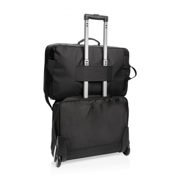 Logo trade promotional merchandise image of: Swiss peak convertible travel backpack PVC free