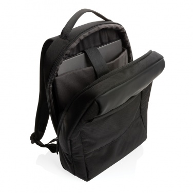 Logo trade promotional merchandise photo of: Swiss Peak AWARE™ RPET 15.6 inch day pack