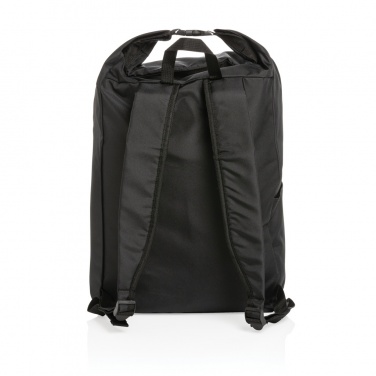Logotrade corporate gifts photo of: Impact AWARE™ RPET lightweight rolltop backpack