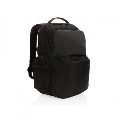 Logo trade promotional products image of: Swiss Peak AWARE™ RPET 15.6 inch commuter backpack